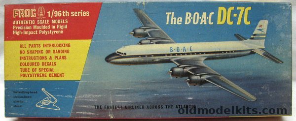Frog 1/96 Douglas DC-7C BOAC, 351P plastic model kit